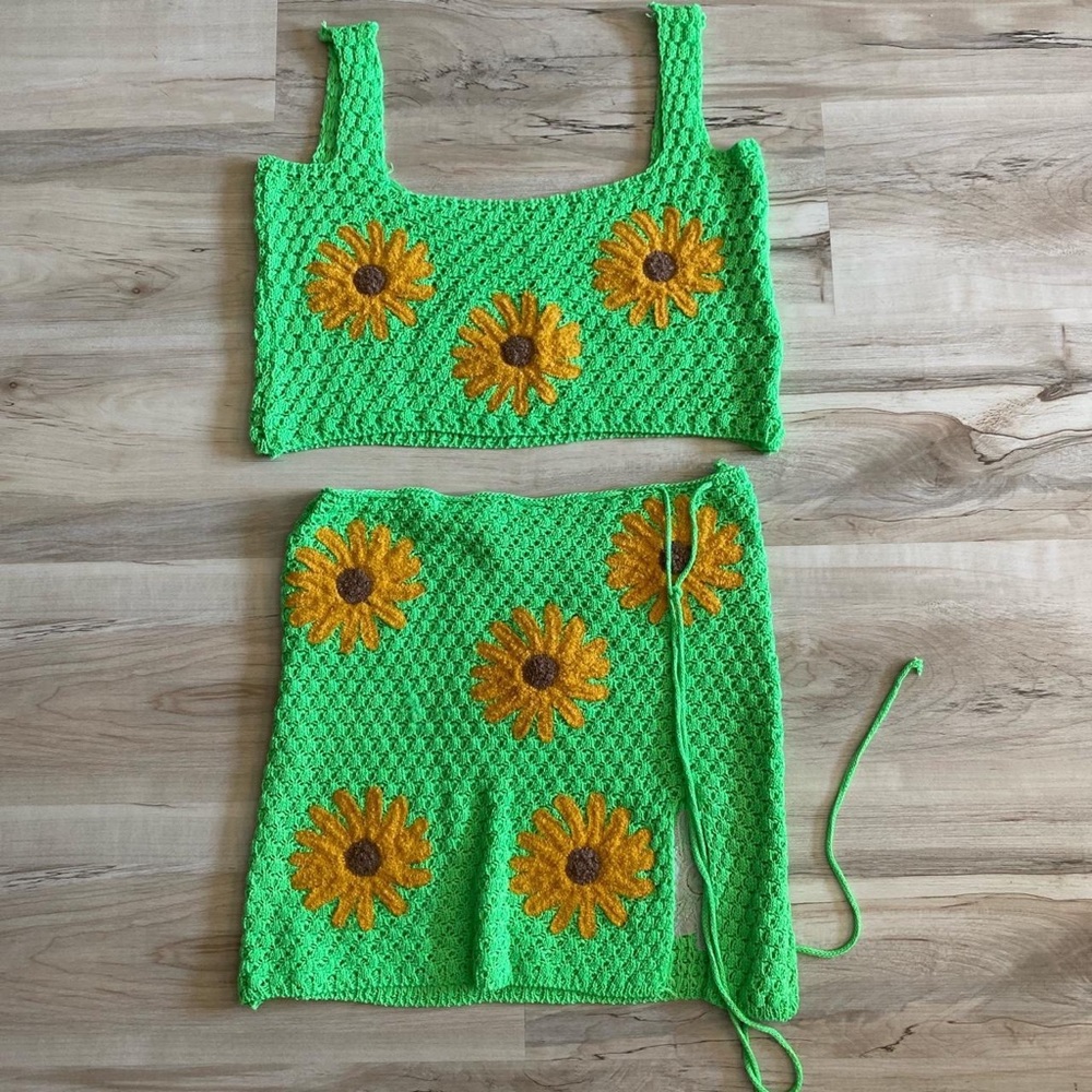 Sunflower Crochet Set